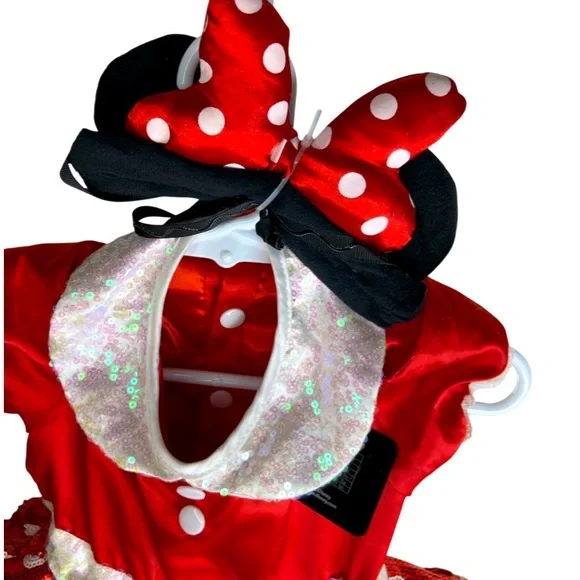 DISNEY Minnie Mouse Premium Pet Halloween Costume Set Size M - Picture 12 of 14